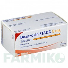 ДОКСАЗОЗИН (DOXAZOSIN) 8 мг таблетки 100 шт - Доксазозин STADAPHARM