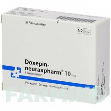 ДОКСЕПИН (DOXEPIN) 10 мг таблетки 50 шт - Доксепин NEURAXPHARM