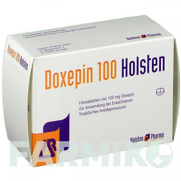 ДОКСЕПИН (DOXEPIN) 100 таблетки 50 шт - Доксепин HOLSTEN PHARMA