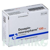 ДОКСЕПИН (DOXEPIN) 100 мг таблетки 20 шт - Доксепин NEURAXPHARM