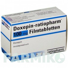 ДОКСЕПІН (DOXEPIN) 100 мг таблетки 100 шт - Доксепін RATIOPHARM