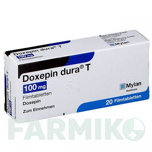 ДОКСЕПІН (DOXEPIN) 100 мг таблетки 20 шт - Доксепін VIATRIS
