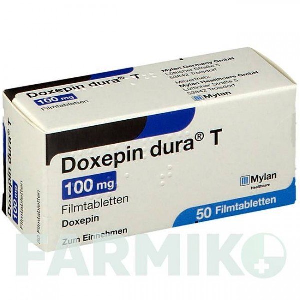ДОКСЕПІН (DOXEPIN) 100 мг таблетки 50 шт - Доксепін VIATRIS