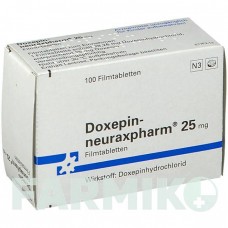 ДОКСЕПІН (DOXEPIN) 25 мг таблетки 20 шт - Доксепін NEURAXPHARM