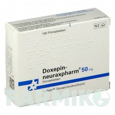 ДОКСЕПІН (DOXEPIN) 50 мг таблетки 100 шт - Доксепін NEURAXPHARM