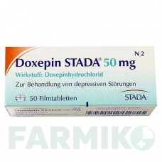 ДОКСЕПІН (DOXEPIN) 50 мг таблетки 50 шт - Доксепін STADAPHARM