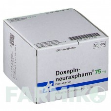ДОКСЕПІН (DOXEPIN) 75 мг таблетки 20 шт - Доксепін NEURAXPHARM