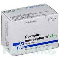 ДОКСЕПІН (DOXEPIN) 75 мг таблетки 50 шт - Доксепін NEURAXPHARM
