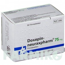 ДОКСЕПІН (DOXEPIN) 75 мг таблетки 50 шт - Доксепін NEURAXPHARM