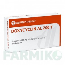 ДОКСИЦИКЛІН (DOXYCYCLIN) 200 таблетки 10 шт - Доксициклін ALIUD PHARMA