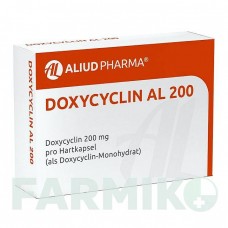 ДОКСИЦИКЛІН (DOXYCYCLIN) 200 капсули 20 шт - Доксициклін ALIUD PHARMA