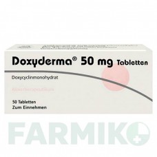 ДОКСИДЕРМА (DOXYDERMA) 50 таблетки 50 шт - Доксициклин DERMAPHARM