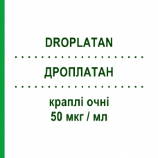 ДРОПЛАТАН (DROPLATAN) 50 мкг/мл капли глазные 2,5 мл - Латанопрост OMNIVISION