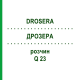 ДРОЗЕРА (DROSERA) Q 23 розчин 15 мл - Гомеопатія GUDJONS
