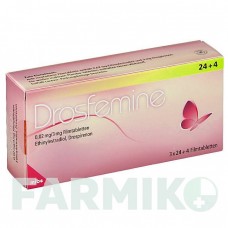 ДРОСФЕМИН (DROSFEMINE) 0,02 мг/3 мг таблетки 3x28 шт - Дроспиренон, Этинилэстрадиол MIBE