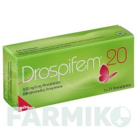 ДРОСПИФЕМ (DROSPIFEM) 0,02 мг/3 мг таблетки 3x21 шт - Дроспіренон, Етинілестрадіол MIBE