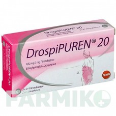 ДРОСПИПУРЕН (DROSPIPUREN) 0,02 мг/3 мг таблетки 3x21 шт - Дроспиренон, Этинилэстрадиол PUREN PHARMA