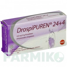 ДРОСПИПУРЕН (DROSPIPUREN) 24 + 0,02 мг/3 мг таблетки 3x28 шт - Дроспиренон, Этинилэстрадиол PUREN PHARMA