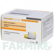 ДУАКЛИР (DUAKLIR) 340 мкг/12 мкг 60 доз порошок 3 шт - Формотерол, Аклидиния бромид DOCPHARM
