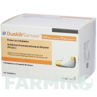 ДУАКЛИР (DUAKLIR) 340 мкг/12 мкг 60 доз порошок 1 шт - Формотерол, Аклидиния бромид KOHLPHARMA