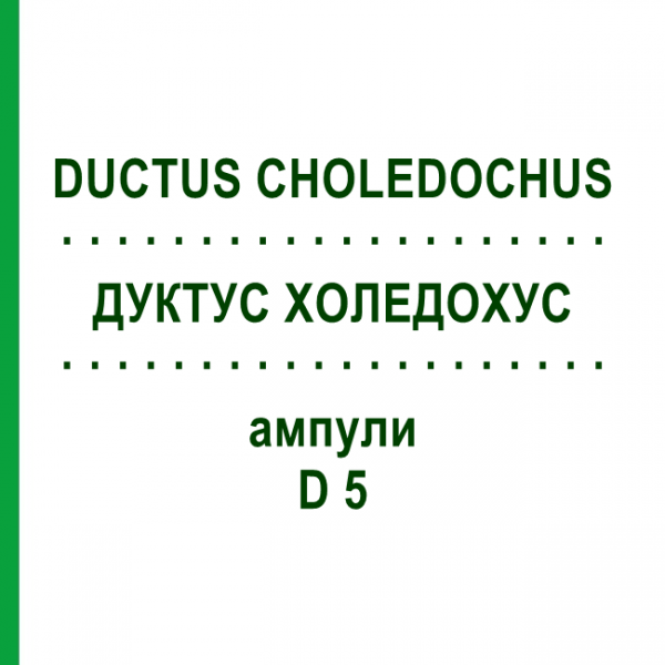 ДУКТУС ХОЛЕДОХУС (DUCTUS CHOLEDOCHUS) D 5 ампули 10x1 мл - Гомеопатія WALA HEILMITTEL