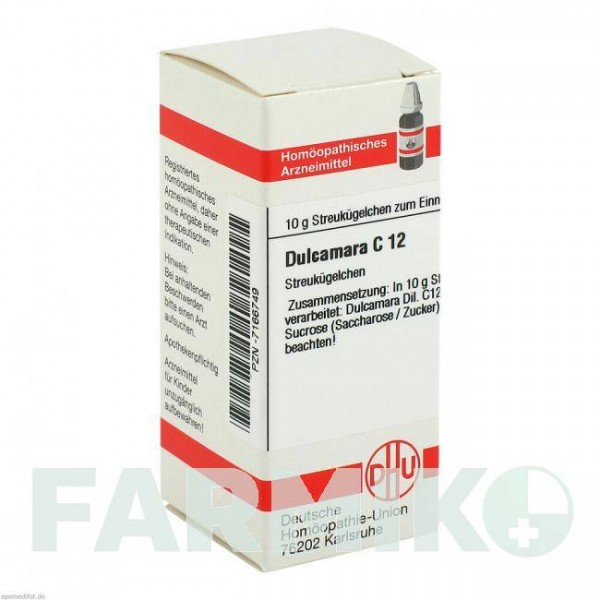 ДУЛКАМАРА (DULCAMARA) C 12 глобули 10 г - Гомеопатия DHU