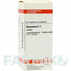 ДУЛКАМАРА (DULCAMARA) C 7 таблетки 80 шт - Гомеопатия DHU
