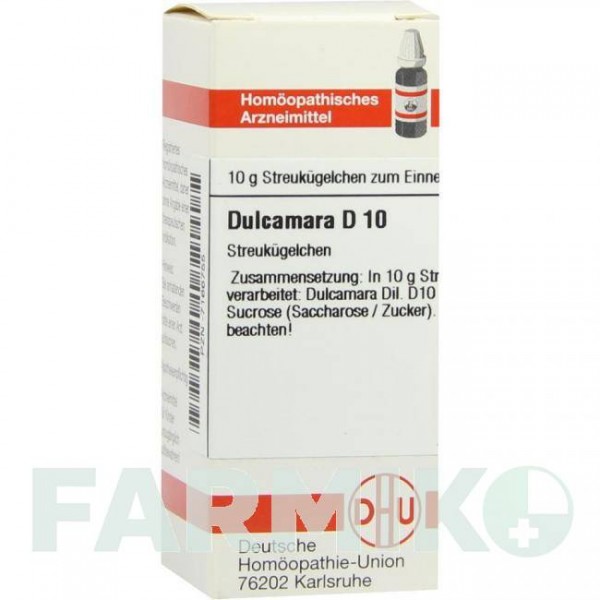 ДУЛКАМАРА (DULCAMARA) D 10 глобули 10 г - Гомеопатия DHU
