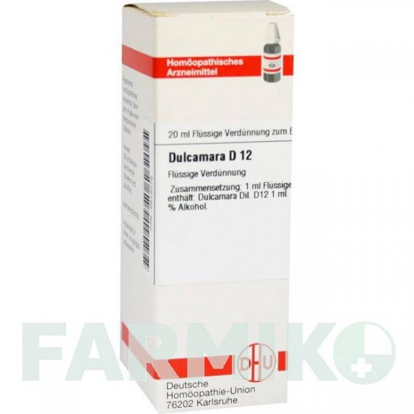 ДУЛКАМАРА (DULCAMARA) D 12 раствор 20 мл - Гомеопатия DHU
