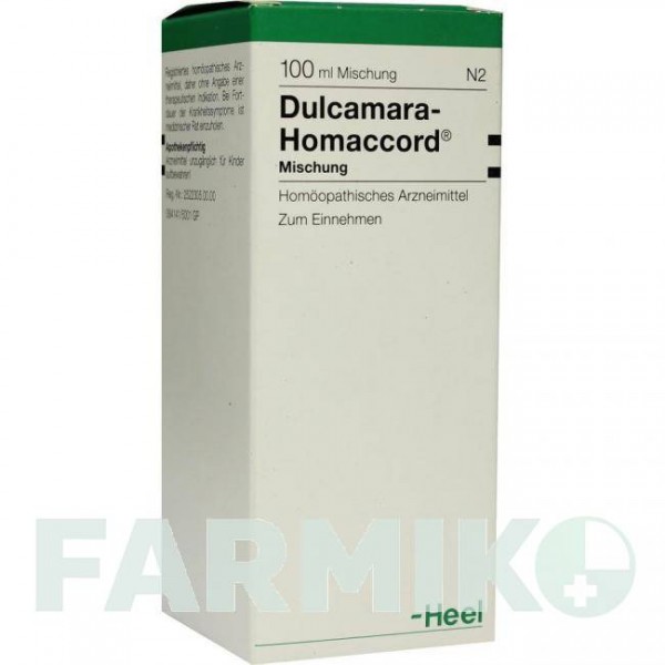 ДУЛЬКАМАРА ГОМАКОРД (DULCAMARA HOMACCORD) краплі 100 мл - Гомеопатія BIOLOGISCHE HEILMITTEL HEEL