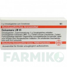 ДУЛКАМАРА (DULCAMARA) LM VI глобули 5 г - Гомеопатия DHU