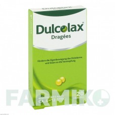 ДУЛЬКОЛАКС (DULCOLAX) таблетки 20 шт - Бисакодил A.NATTERMANN & CIE