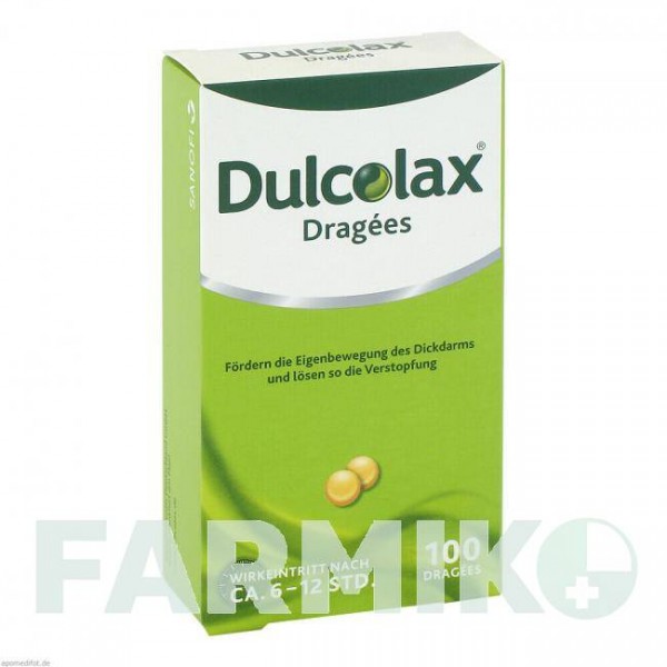 ДУЛЬКОЛАКС (DULCOLAX) таблетки 100 шт - Бисакодил A.NATTERMANN & CIE