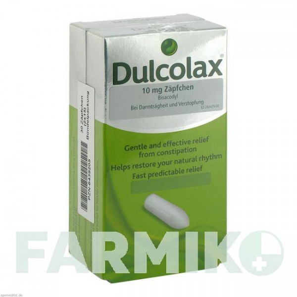 ДУЛЬКОЛАКС (DULCOLAX) суппозитории 30 шт - Бисакодил EURIMPHARM