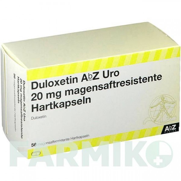 ДУЛОКСЕТИН (DULOXETIN) 20 мг капсулы 56 шт - Дулоксетин ABZ PHARMA