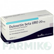 ДУЛОКСЕТИН (DULOXETIN) 20 мг капсулы 98 шт - Дулоксетин BETAPHARM