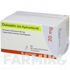 ДУЛОКСЕТИН (DULOXETIN) 20 мг капсули 98 шт - Дулоксетин GLENMARK