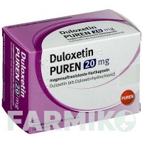 ДУЛОКСЕТИН (DULOXETIN) 20 мг капсулы 56 шт - Дулоксетин PUREN PHARMA