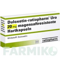 ДУЛОКСЕТИН (DULOXETIN) 20 мг капсулы 56 шт - Дулоксетин RATIOPHARM