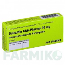 ДУЛОКСЕТИН (DULOXETIN) 30 мг капсулы 28 шт - Дулоксетин AAA - PHARMA