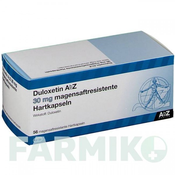 ДУЛОКСЕТИН (DULOXETIN) 30 мг капсулы 56 шт - Дулоксетин ABZ PHARMA