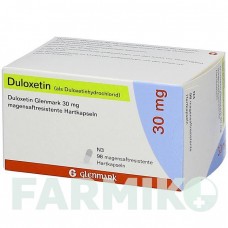 ДУЛОКСЕТИН (DULOXETIN) 30 мг капсули 98 шт - Дулоксетин GLENMARK