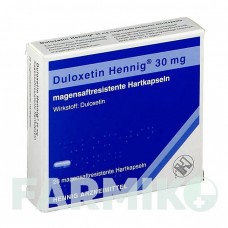 ДУЛОКСЕТИН (DULOXETIN) 30 мг капсулы 28 шт - Дулоксетин HENNIG
