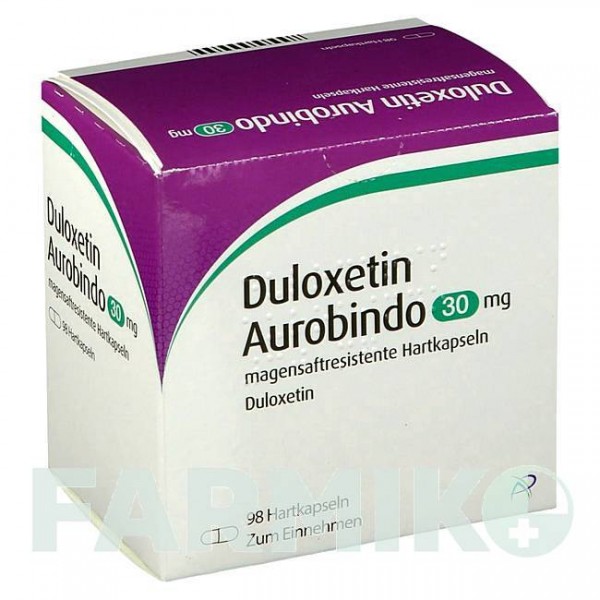 ДУЛОКСЕТИН (DULOXETIN) 30 мг капсулы 28 шт - Дулоксетин PUREN PHARMA