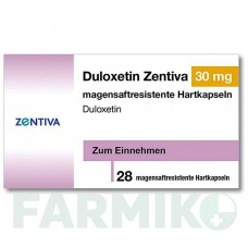 ДУЛОКСЕТИН (DULOXETIN) 30 мг капсулы 28 шт - Дулоксетин ZENTIVA