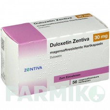 ДУЛОКСЕТИН (DULOXETIN) 30 мг капсулы 56 шт - Дулоксетин ZENTIVA