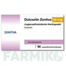 ДУЛОКСЕТИН (DULOXETIN) 30 мг капсулы 98 шт - Дулоксетин ZENTIVA