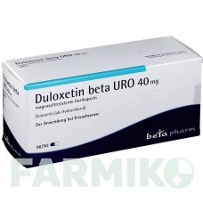 ДУЛОКСЕТИН (DULOXETIN) 40 мг капсулы 98 шт - Дулоксетин BETAPHARM