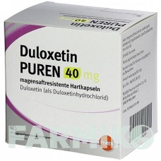 ДУЛОКСЕТИН (DULOXETIN) 40 мг капсулы 98 шт - Дулоксетин PUREN PHARMA