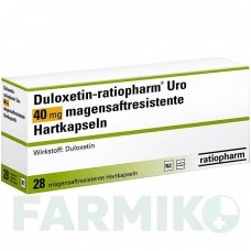 ДУЛОКСЕТИН (DULOXETIN) 40 мг капсулы 28 шт - Дулоксетин RATIOPHARM